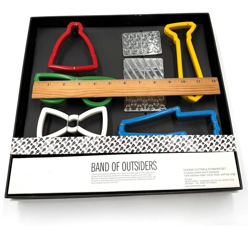 Band of Outsiders Cookie Cutter & Stamper Set OS Multicolor 2004-2015